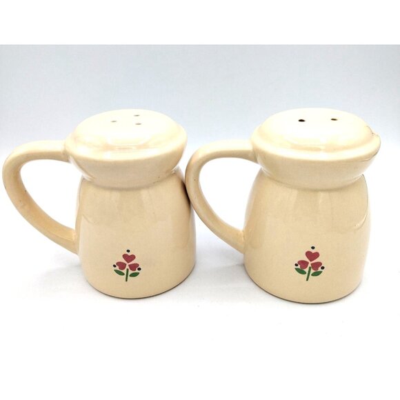 Salt and Pepper Shakers Country Quilt LOFISA Mexico Discontinued Cozy Farmcore - Picture 8 of 12